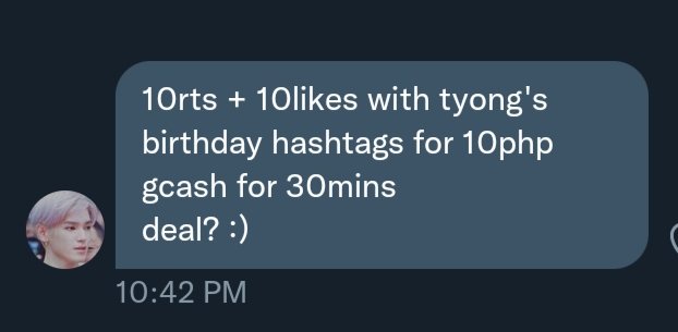 Guys I got a deal with @mrdeejayxx 
10rts and 10likes for 30 minutes

BEST LEADER TAEYONG DAY

#LOVEFAIRYTAEYONGDAY 
#태용이가_여는_칠월의_시작 
#HAPPYTAEYONGDAY
