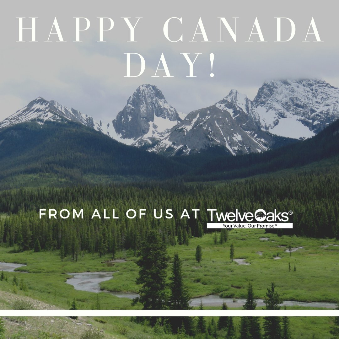 Happy Canada Day from the Twelve Oaks team! Wishing you all a fun and safe day filled with loved ones, fireworks, and good times🍁🇨🇦
