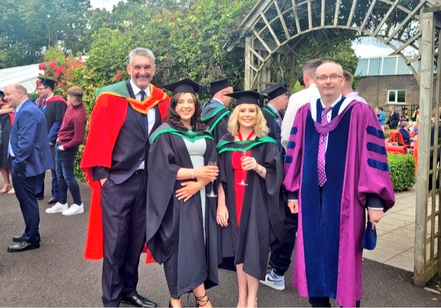 PeterBolan's tweet photo. Hugely proud of our #ITTM graduates today #UUClassOf2022 @UlsterBizSchool #Coleraine our #creative #tourism #managers and #leaders of the #future #ProudOfUU https://t.co/qKpsCaabMe