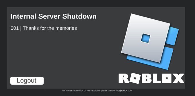 Is Roblox shutting down in 2023?