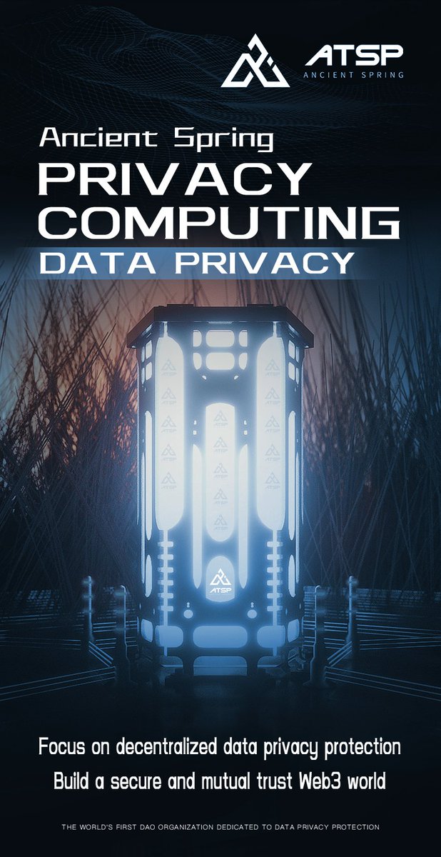 ATSPOffice's tweet photo. 🥳🥳🥳
As the world's frist DAO dedicated to data privacy protection, ATSP attaches great importance to anonymity and privacy.

We focus on decentralized data privacy protection.Our goal is to build a secure and mutual trust Web3 world!
#Web3  #BTC  #Metavesre https://t.co/tpA1rB9Zj2