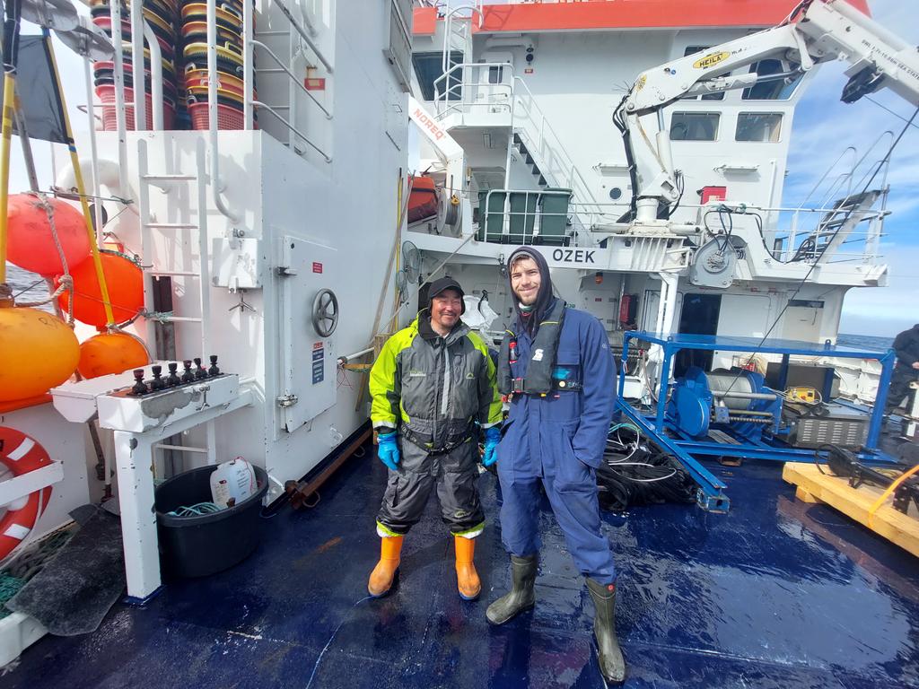 BooneWieter's tweet photo. Last CTD station of @Eurofleets Cruise IOPD in West #Greenland before we will be surrounded by icebergs. 820 m of water below and whales around around #RVSanna. 

@VLIZnews @NIOZatSea @HereonHelmholtz https://t.co/s6CS5OvtUQ