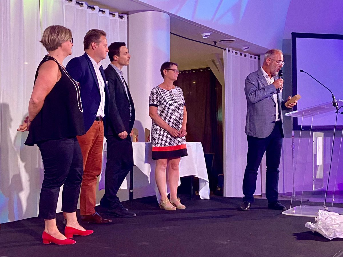 Quadient_FR's tweet image. 🏆 Le 15 juin dernier, Quadient a gagné le premier prix du concours XPLOR @Xplor_France dans la catégorie hybridation de la communication grâce à la mise en place de la solution Neotouch chez Engie Homeservices. Bravo !

#XPLOR22 #CCM #CommunicationClient