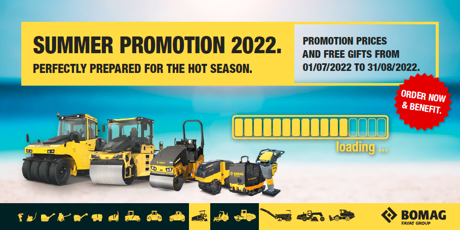 BOMAG Parts Summer Promotions is now on, Please contact your nearest BOMAG Dealer for details <a href="/BOMAGPartsGB/">BOMAG GB PARTS</a>