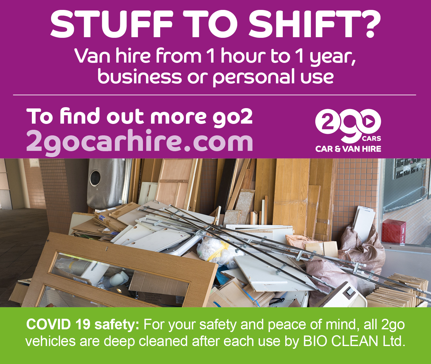 2Go Cars on Twitter "Moving house? Need to get rid of things? For more