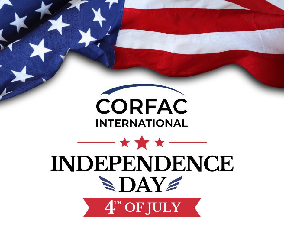 Thanks to our members for all that you do! The CORFAC International headquarters will be closed on Monday, July 4, for U.S. Independence Day.