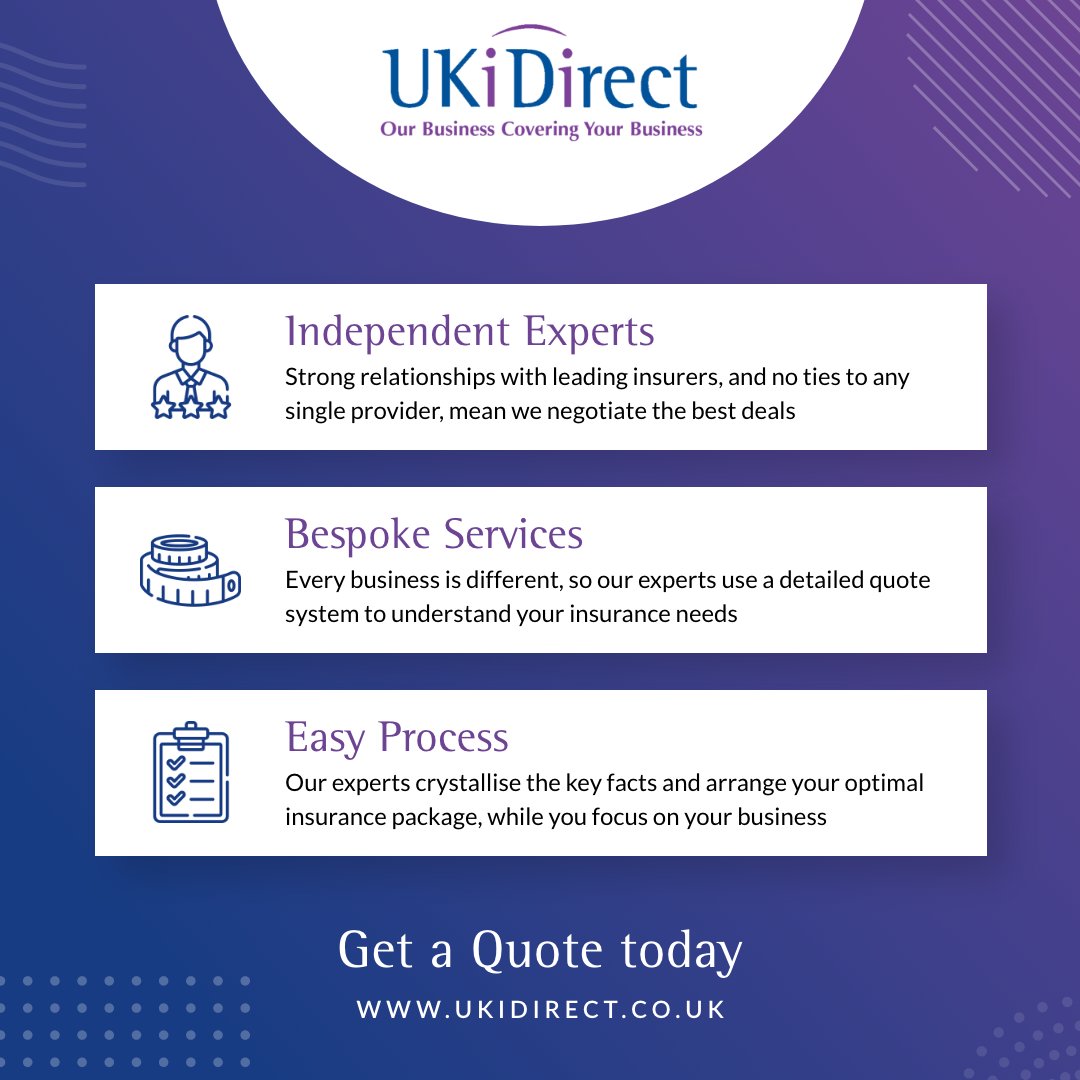 UKiDirect's tweet photo. Insurance can often seem complicated, but our experts are here to break things down and make things simpler. Our modern and no-nonsense approach to insurance means we keep our clients up to date with practical advice. Our friendly team are here to help https://t.co/TCXjcLhC6L https://t.co/pZQbvCJjoj