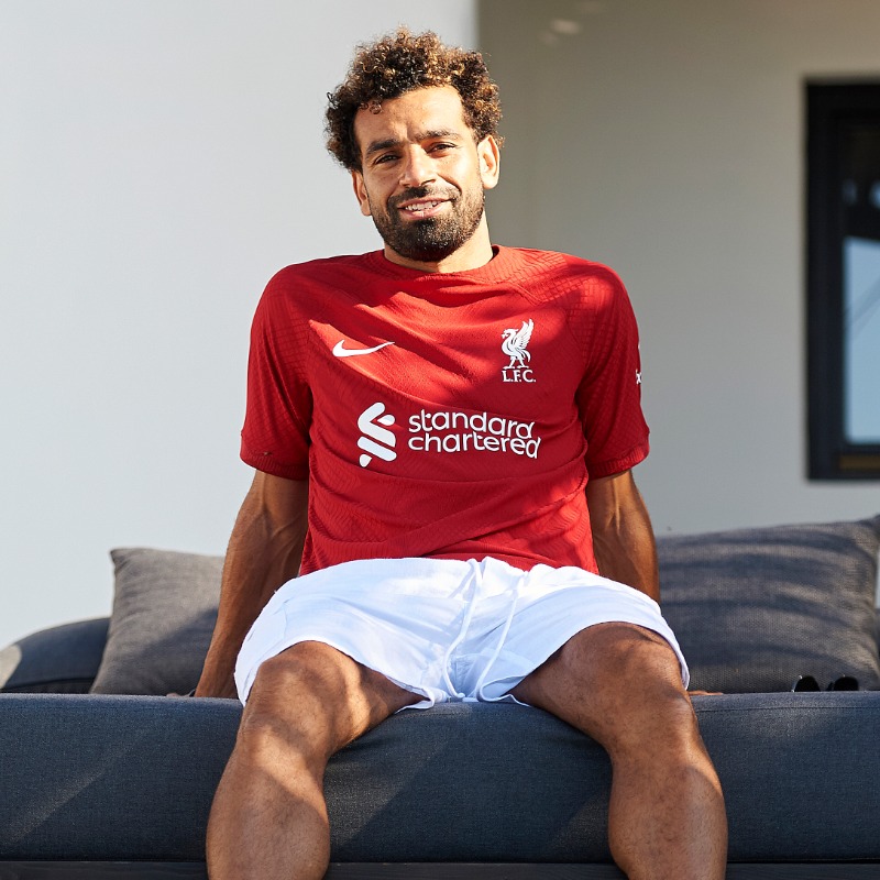LFC's tweet photo. We’re delighted to announce that @MoSalah has signed a new long-term contract with the Reds! ❤️

#SalahStays