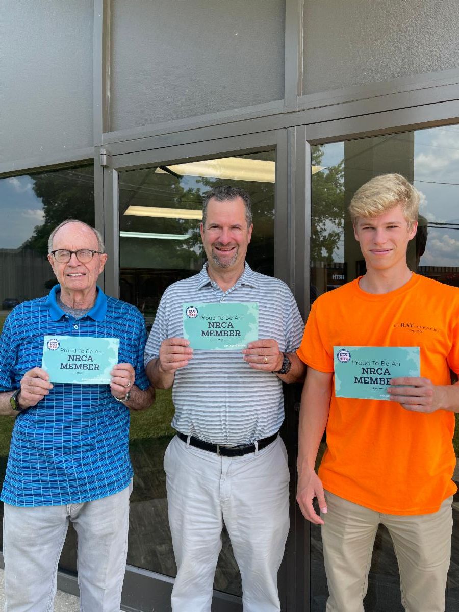 RayCompany1904's tweet photo. Three generations of The Ray Company
Here we have three generations of our 118 year old family-owned company! During NRCA week Mike, Wes, and Daniel Wilkinson snapped a picture to help bring awareness to the importance of working with an NRCA roofing professional. #roofing #NRCA https://t.co/x5vBLDqYjt