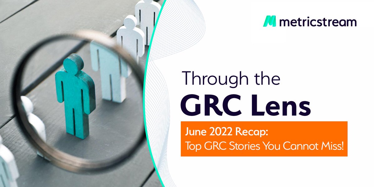 The #GRC space continues to evolve at an unprecedented pace with new risks, heightened regulatory activity, and more. Read our June 2022 recap of the latest happenings in the world of #governance, #risk management, and #compliance.
hubs.li/Q01g1R6f0
