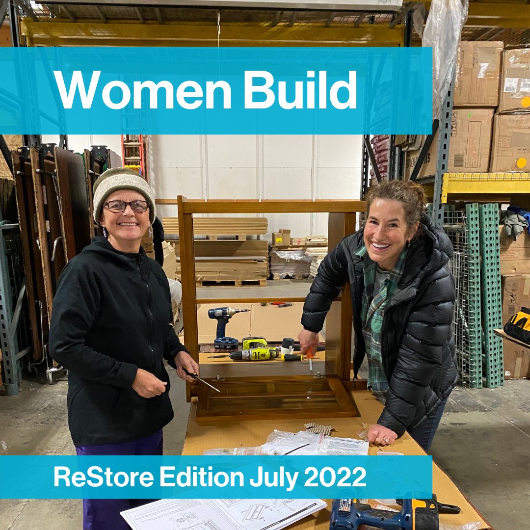 habitatportland's tweet photo. 📣 Announcement: Join us for a special Women Build event helping to assemble and build furniture at our @pdxrestore warehouse on Saturday, July 9! Proceeds will go towards local Habitat homebuilding programs. Sign up today! 💪 https://t.co/87WBpdFTA3 https://t.co/5EaygQ6uN3