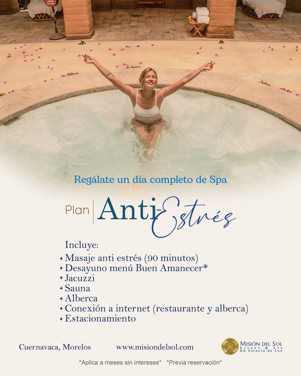 #Cuernavaca| CONECTA TUS SENTIDOS Y AGENDA misiondelsol.com