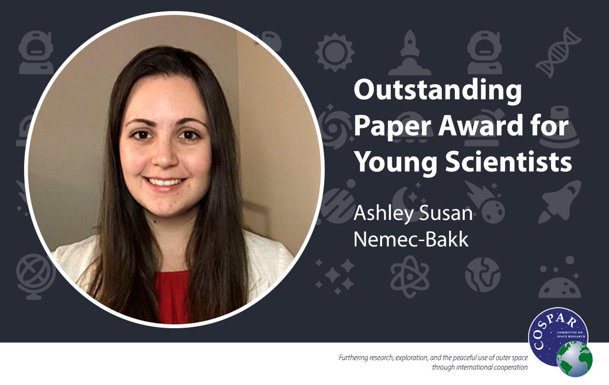 CosparHQ's tweet photo. Our Outstanding Paper Award for Young Scientists highlights some of the most exciting work from the new generation of space researchers. In this thread we'll introduce you to just some of this year's winners! https://t.co/XEN6NUIKGN