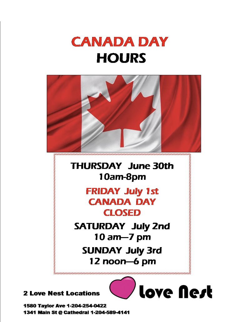 lovenestwpg's tweet image. Enjoy your day.  #lovenest