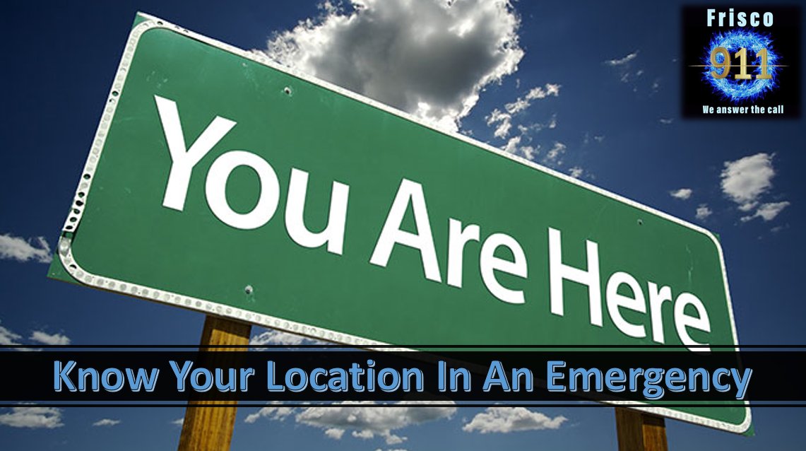Frisco_911's tweet photo. If you call 9-1-1 from a cellphone, be prepared to give us your exact location.  Unlike landlines, cellphones provide general location information only.  You are still the best source of information.  #ItsAllAboutLocation https://t.co/YoFqa17XKW