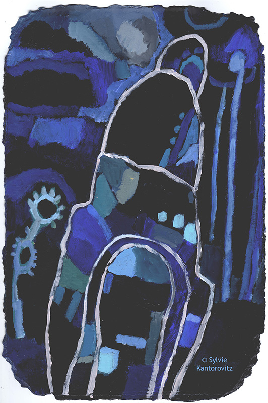 SylvieKant's tweet photo. A Magic Blue House. May your summer nights be peaceful!
#LittleHouse #House #Home #PeacefulPlace #Night #Acrylics #FromtheDrawingTable https://t.co/jvUOwPZb4S