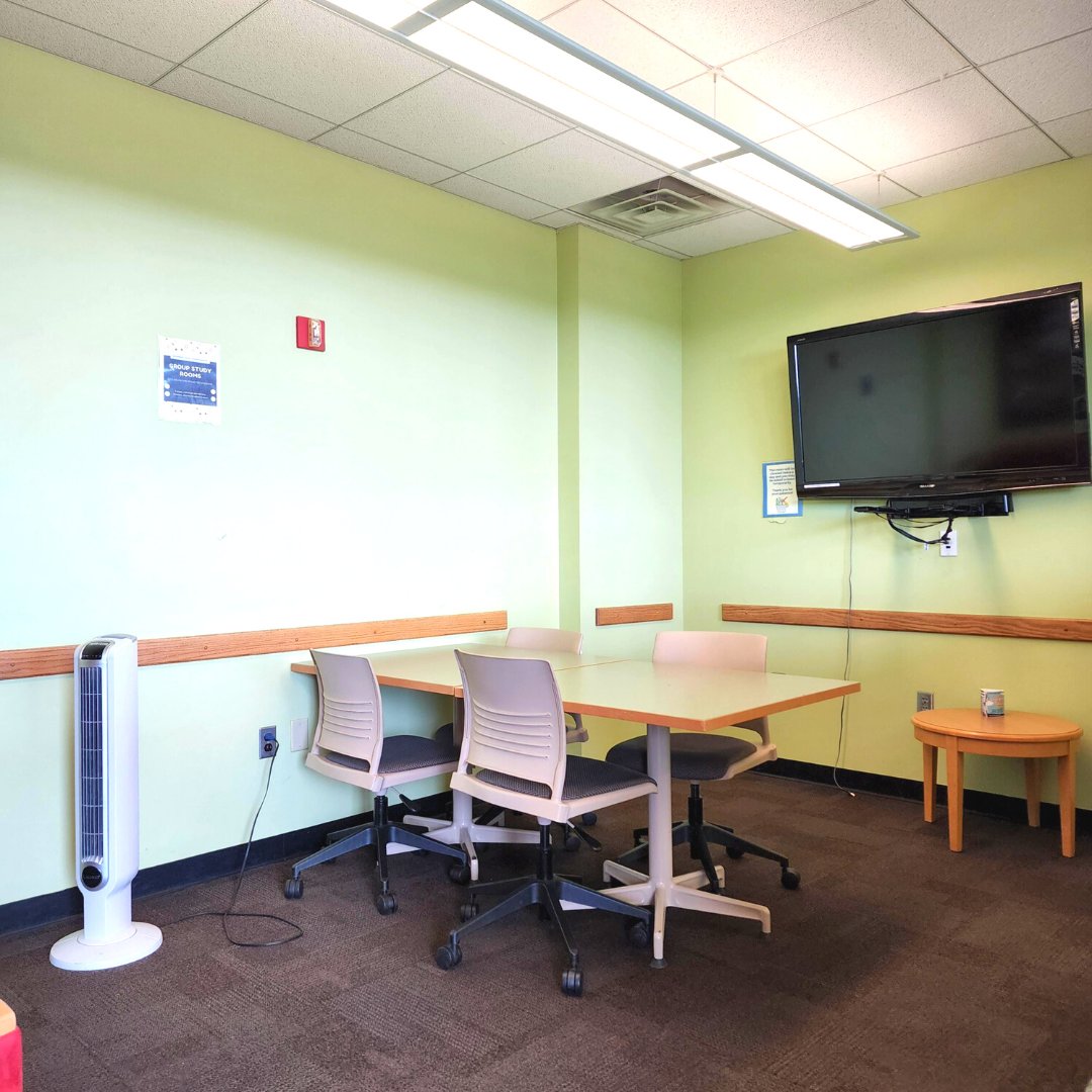 SUNYCantonLC's tweet photo. We have plenty of areas in the Learning Commons for group work. Sit in the Flanders Room for a beautiful view of the campus or for more privacy use one of out many study rooms which are available first come, first serve. #sunycanton #meetmeatthecommons #studyareas #studyrooms https://t.co/u2E9ter3mM