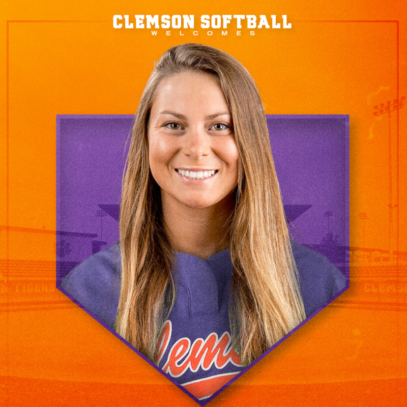 clemsonsoftball's tweet photo. ICYMI: Clemson softball signed three graduate transfers yesterday to the 2022-23 roster!

Reedy Davenport - @Reedydav
Caroline Jacobsen - @carolinejacobsn
Ally Miklesh - @allymiklesh