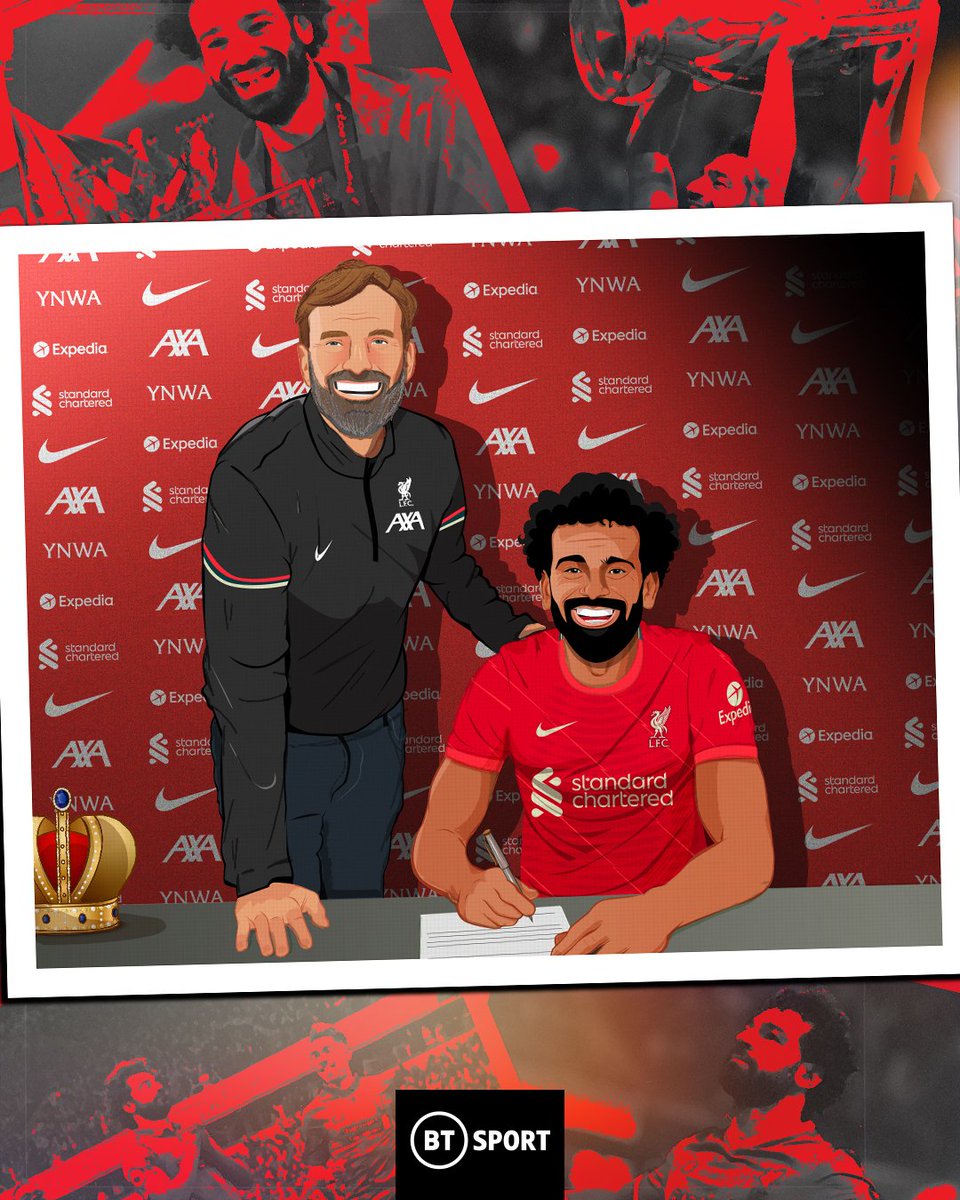 footballontnt's tweet photo. FINALLY! 👀✅

Liverpool have confirmed that Mohamed Salah has signed a new "long-term" contract at the club!

Massive news for the Reds! 🙌🔴 https://t.co/d2Z4fbTY3Y