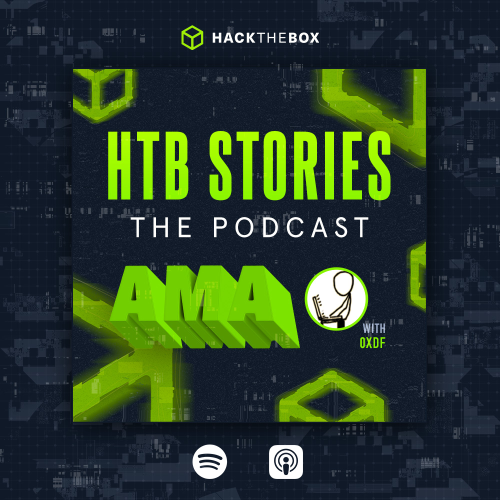hackthebox_eu's tweet photo. Want to know all about the process of creating #HTB machines? 🎧
Our #HTBStories series, featuring AMAs with the best #infosec experts, is now a podcast too!
💡 Learn from @0xdf_ how to create a great vulnerable lab: https://t.co/YmSRfaiazD
#HackTheBox #CyberSecurity #Hacking https://t.co/RrqGDqymU2