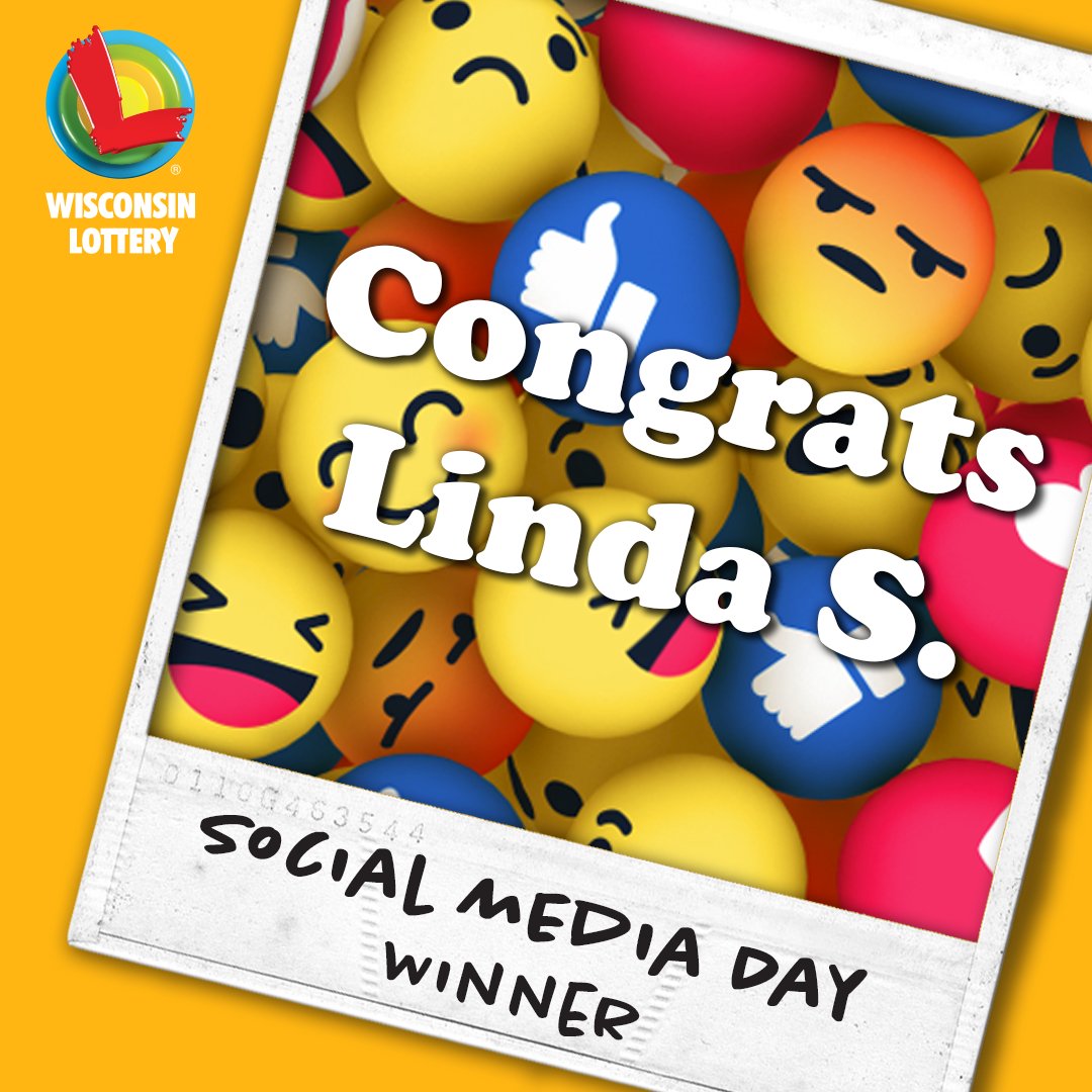 wilottery's tweet photo. Congrats to our Social Media Day Giveaway winner!
π Linda S.
Winner will be contacted via email. Reminder: Wisconsin Lottery will NEVER ask for your financial or other confidential information on social media in order to claim a prize.
#WiscoLottoGiveaway #FollowUsToTheFun https://t.co/yBZW05ujTa