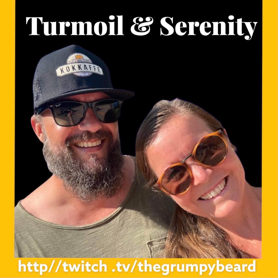 Turmoil &amp; Serenity Music Friday🎤🎹🎶🍷☕️🍻 Grab your favorite beverage &amp; come chat, chill and enjoy your stay🥰Hugs from the Grumpy's💜 twitch.tv/thegrumpybeard
#FridayVibes #music #TwitchPartner #GoodVibesOnly