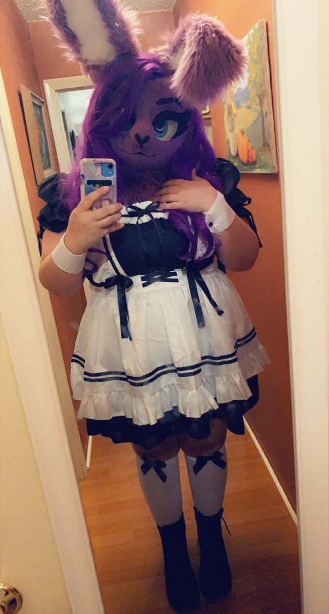 Birthday_Bunni's tweet photo. MAID RAID MAID RAID MAID RAAAAID!! 9 PM TONIGHT IN THE WESTIN LOBBY LETโS GOOO! #Anthrocon2022 #MaidRaid #AC2022 https://t.co/7O1p0i5krX