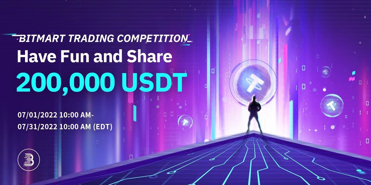 KarimBetVe's tweet photo. 🥳BitMart's Trading Competition is Coming！

🤩Have Fun and Share A $200,000 Prize Pool

⏰Period: 07/01/2022 10:00 AM - 07/31/2022 10:00 AM（EDT）

Click for More Detail: https://t.co/1RbZfi5nqT

Register: https://t.co/JufUQRdJP7 

#Crypto #Cryptocurency https://t.co/CKWqQyDLvu