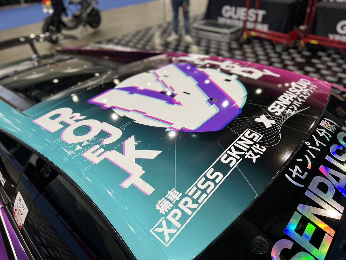 The Projekt Melody Lamborghini is here at Anime Expo