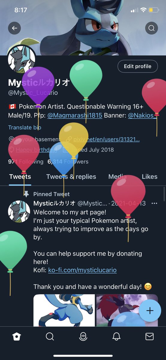 Mystic_Lucario's tweet image. Birth