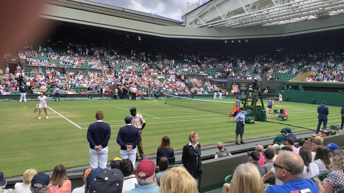 Getting the chance to be here. Once in my lifetime. #TJWA #GoldenTicket  #CampinginSW19 #THANKYOU