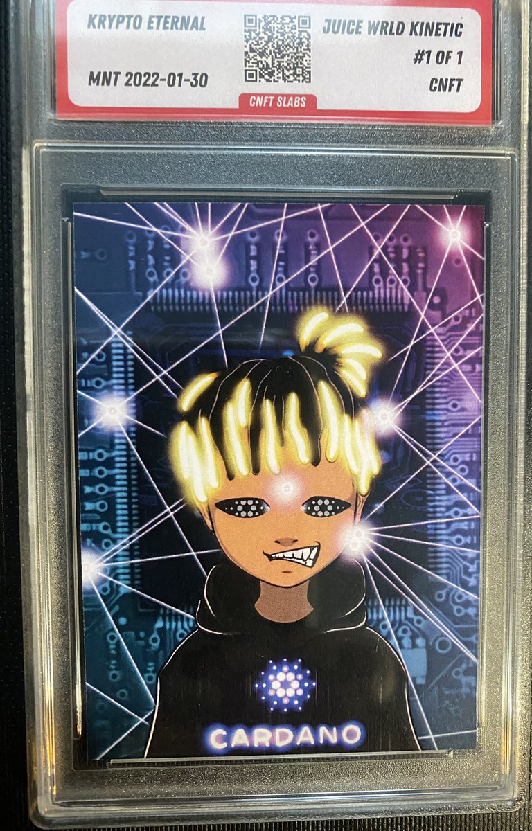KryptoThreadz's tweet photo. Was thinking about holding an auction in my discord for this #KryptoThreadz #JuiceWRLD #CNFT along with the physical slab for the piece done by @cnft_slabs? Any interest?
https://t.co/9oRjCDOvvd https://t.co/Luk58aNfZZ