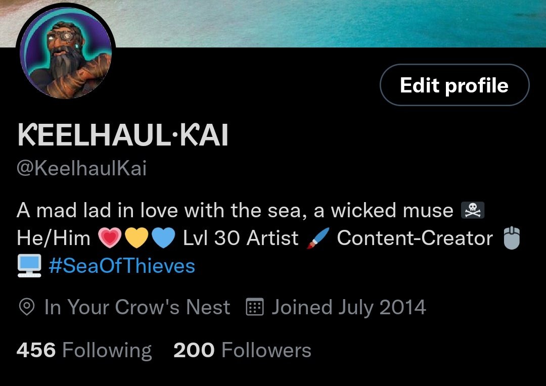 I'm glad I captured 200 before someone unfollowed! I'm still gonna celebrate 🥂
#SeaOfThieves #ContentCreator