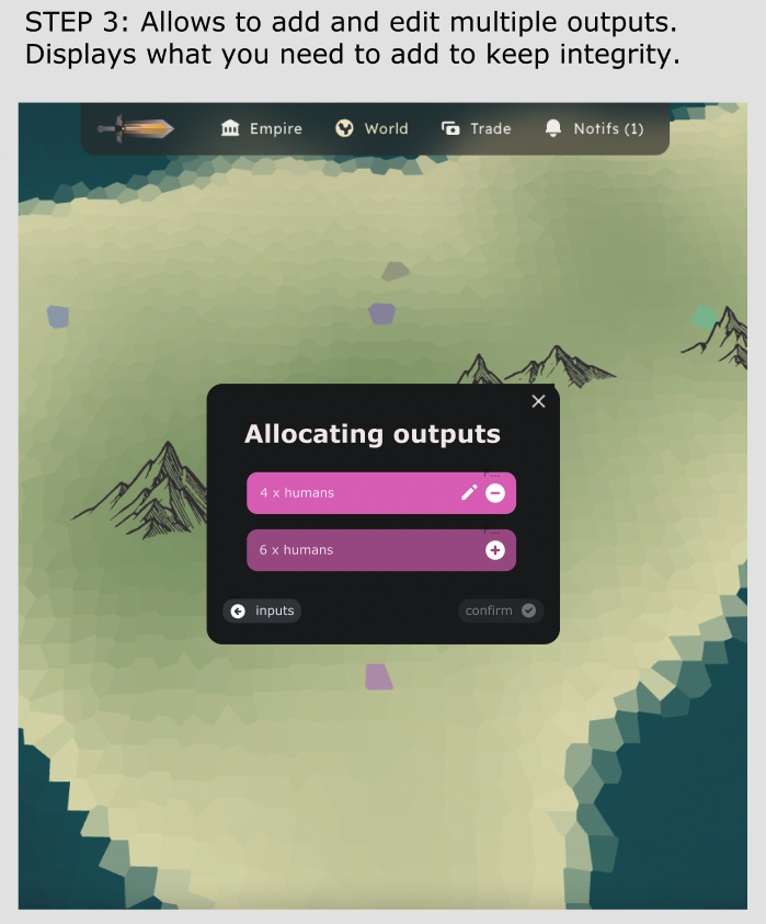 AgeOfEykar's tweet photo. We are working on merging and splitting convoys.
The cairo code is tested and works in theory. Now we have to make sure that it works in practice. What do you think about this interface concept? https://t.co/Ehzx0JYiDc