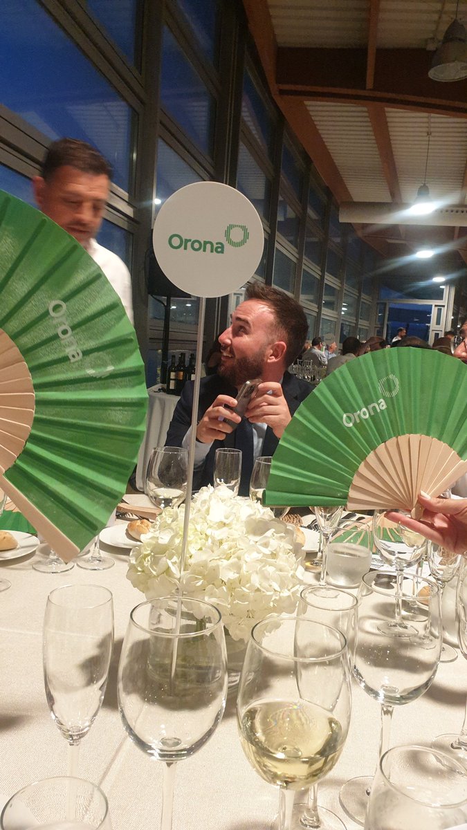 Cena del Congreso de Málaga <a href="/CAFMalagaES/">CAF Málaga</a> patrocina Orona compañeros del <a href="/coaf_AC/">COAFAC</a>