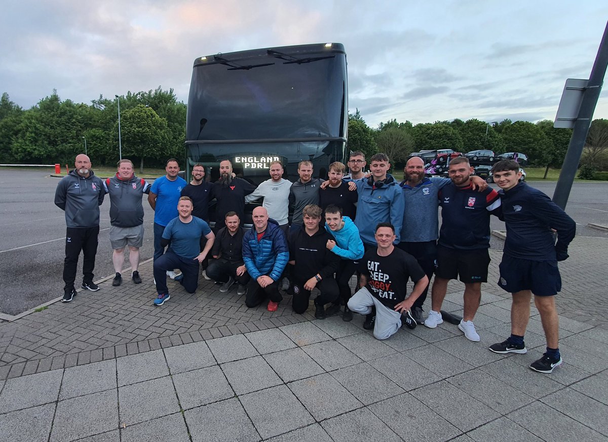 On our way to <a href="/LimbPower/">LimbPower</a> in that there London Town, a pit stop for the England PDRL Lions squad.
#DisabilityPrideMonth #enabled #rugbyleague