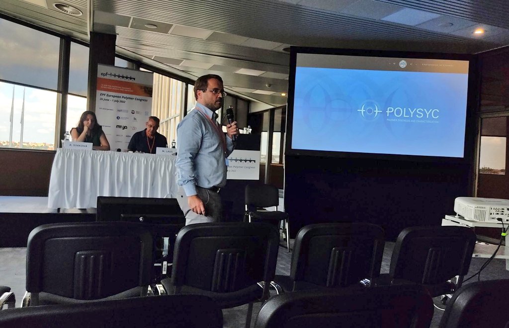 PolySyc's tweet image. The polysyc group was present at the EPF Prague 2022 Polymer conference. Professor Jorge Coelho was an invited speaker and chair.