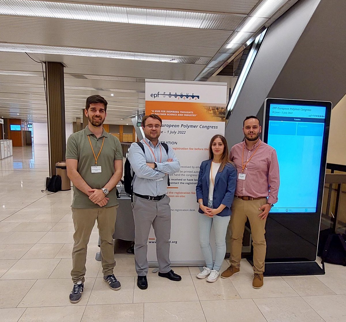 PolySyc's tweet image. The polysyc group was present at the EPF Prague 2022 Polymer conference. Professor Jorge Coelho was an invited speaker and chair.