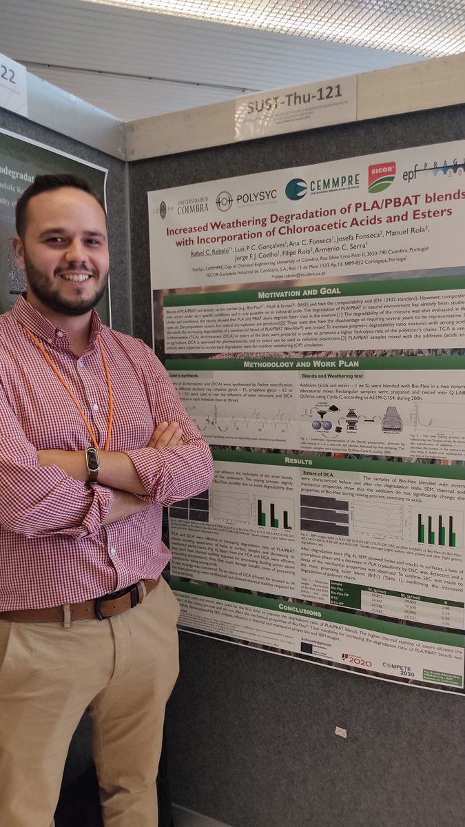 PolySyc's tweet image. The PhD students Carlos @C_TPaula, Rafael and Sofia  where also present at the #EPF2022 Polymer conference presenting their work.