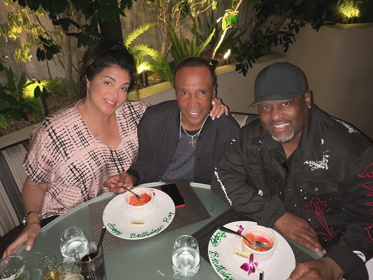 Belated birthday celebration with my man, my brother Johnny Gill @JohnnyGill