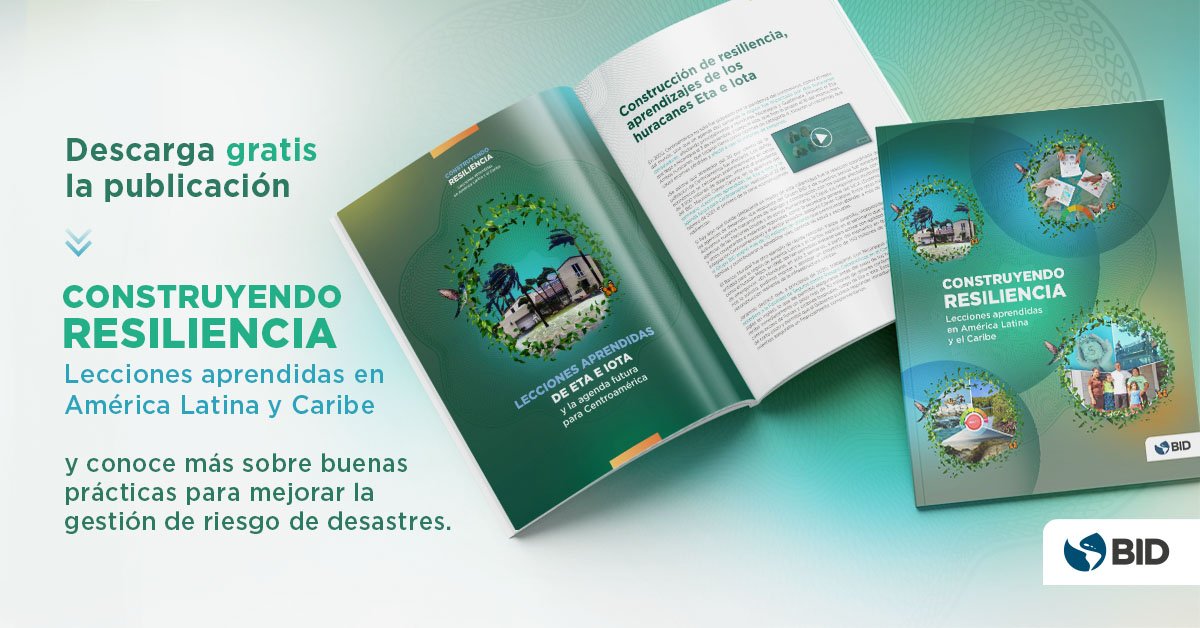¿Sabías que en LATAM y el Caribe se encuentran 10 de los 30 países con mayor riesgo de desastres asociados a fenómenos naturales y climáticos? Descubre las lecciones aprendidas de algunos países que redujeron los riesgos, y mejoraron su resiliencia. interactive-publications.iadb.org/construyendo-r…
