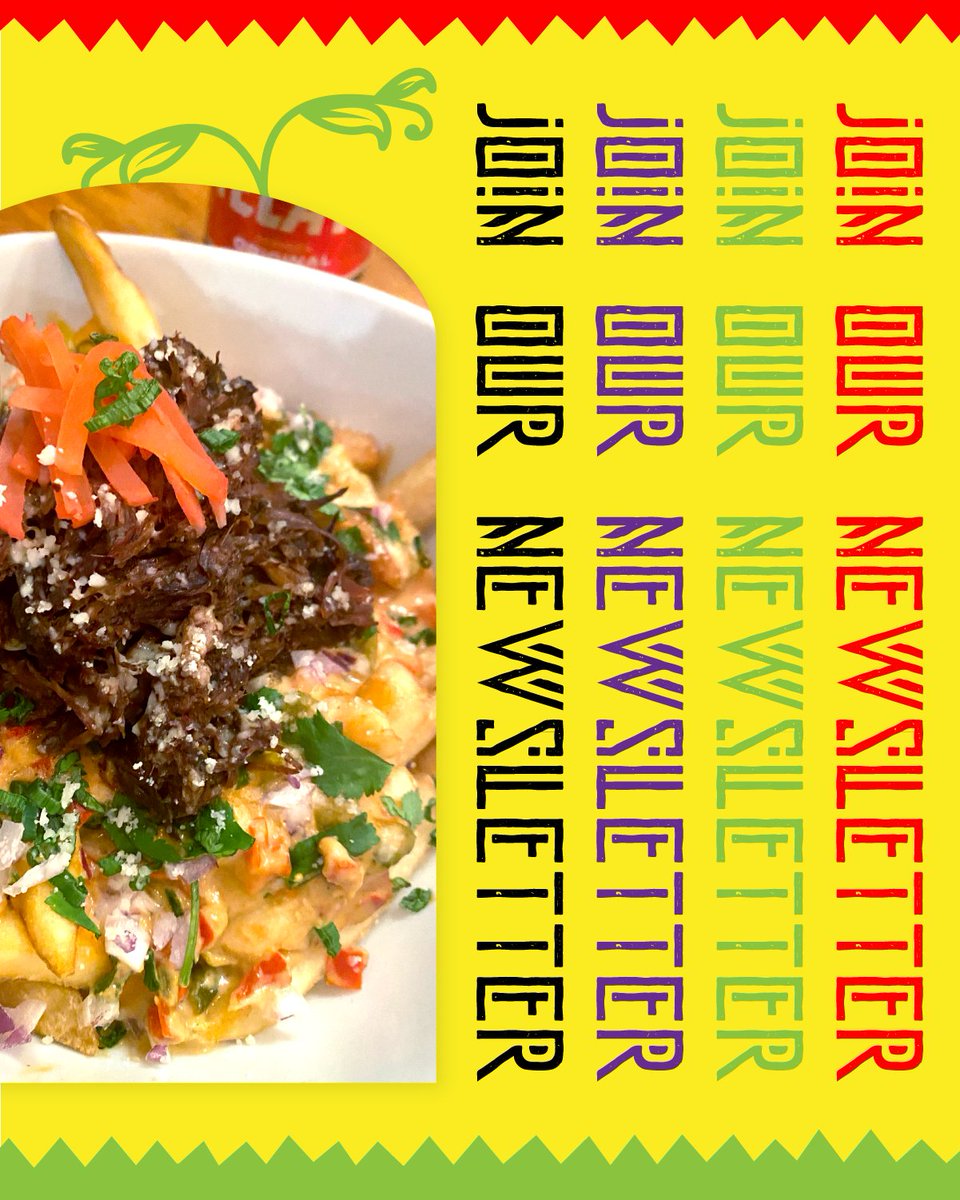 Make your inbox a touch more delicious. Join our newsletter as we give you the latest on what's happening at Mad Mex and all the delicious dishes coming your way. madmexstl.com  #newsletter #SignUp #MadMexicaSTL #MexicanFood