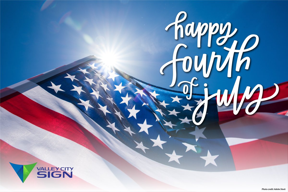 ValleyCitySign's tweet image. Happy Fourth of July! We wish everyone a safe and relaxing long weekend! We will be closed on Monday for the holiday.
#FourthofJuly2022