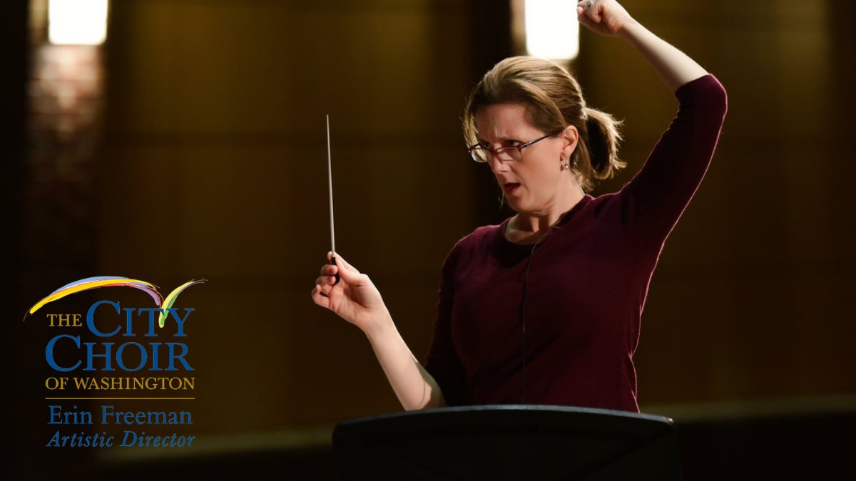 CityChoirDC's tweet photo. We are thrilled to welcome @ErinFreeman1 on her first day as Artistic Director of the City Choir of Washington! https://t.co/FBIsTOberR
