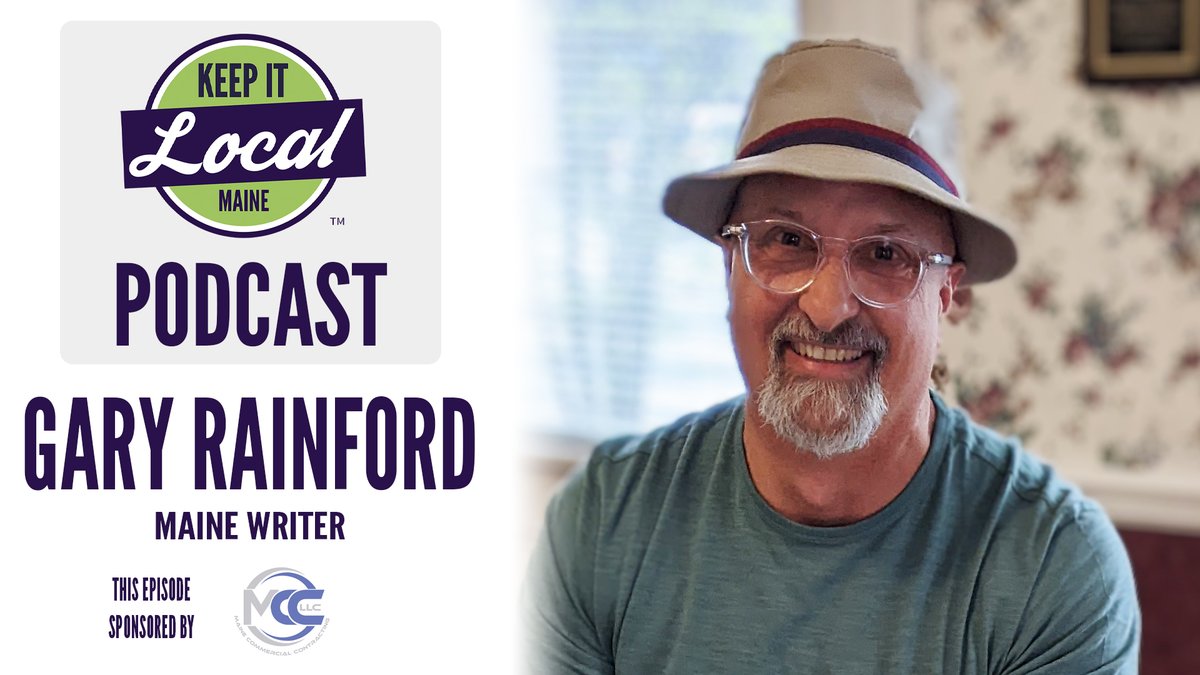 Listen to our new #podcast with #Maine #writer & #poet Gary Rainford as we talk about his new #book, #writing process, & #inspiration - youtu.be/TU7Q5PTI3nM #keepitlocalmainepodcast #keepitlocalmaine #mainewriter #mainepoet #localwriter #swansislandmaine #mainepodcast