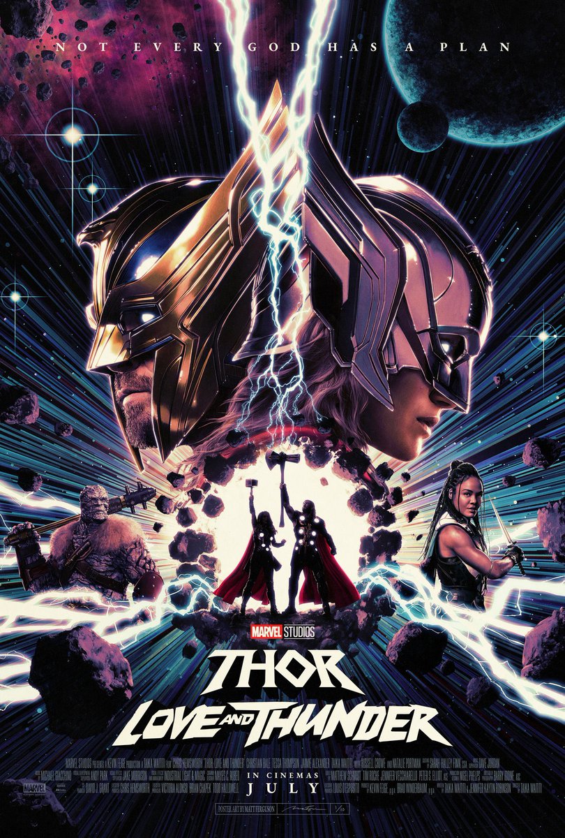 NewsMarvelPL's tweet photo. Nowy plakat filmu 'Thor: Love and Thunder'! https://t.co/6SuCX11IrM