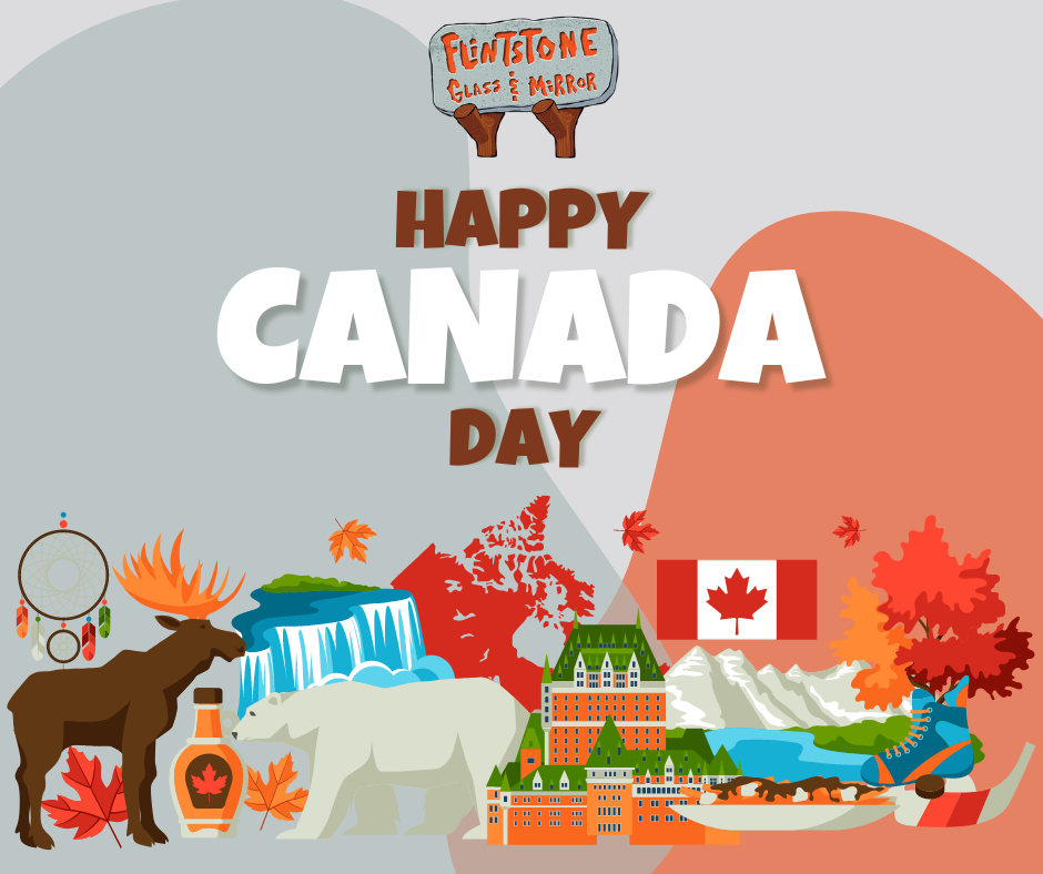 FlintstoneGlass's tweet photo. Happy Canada Day from all of us at #FGM! 🍁🥳

#CanadaDay #OhCanada https://t.co/UdWkjT8wQR