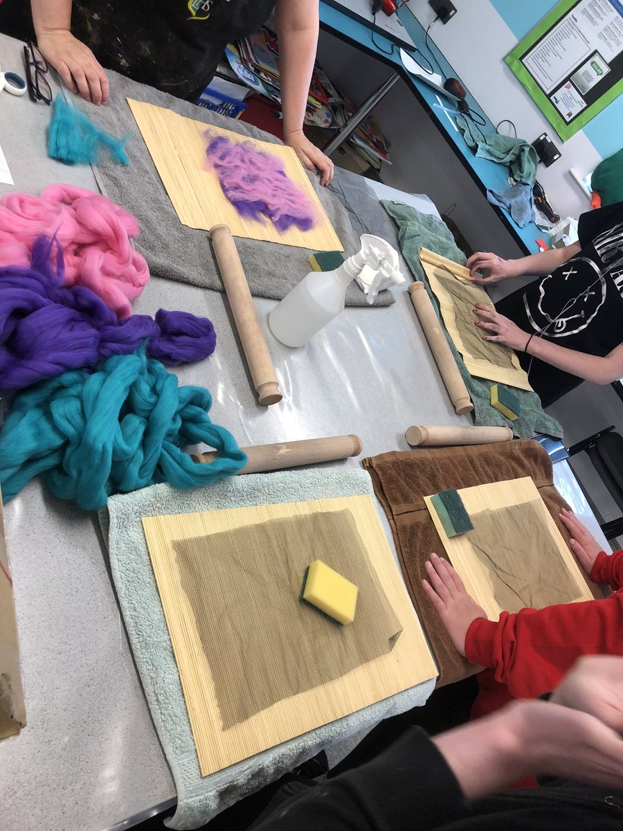 missrandon's tweet photo. Felt making this afternoon with Miss Evans. The students did really well and I love how Sophie turned hers into Sulley from Monsters Inc! @LuttHigh https://t.co/u0xzmUpkOW