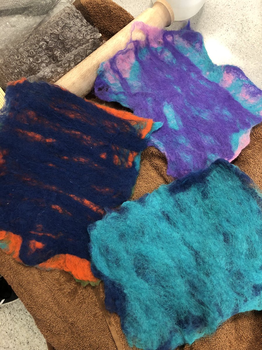 missrandon's tweet photo. Felt making this afternoon with Miss Evans. The students did really well and I love how Sophie turned hers into Sulley from Monsters Inc! @LuttHigh https://t.co/u0xzmUpkOW