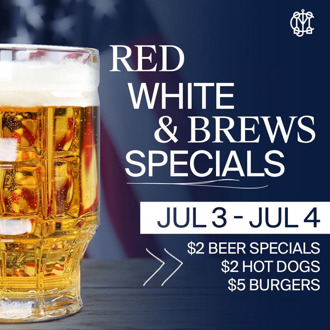 Join @PaddockPointe  and @LaurelPark for our Red, White, and Brew celebration! Guests can enjoy great food and drink specials from TOMORROW through Monday at the #MarylandJockeyClub 🇺🇸🇺🇸 
#marylandjockeyclub #fourthofjulyweekend #july4th #experiencepaddockpointe